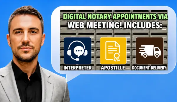 Digital notary appointments included